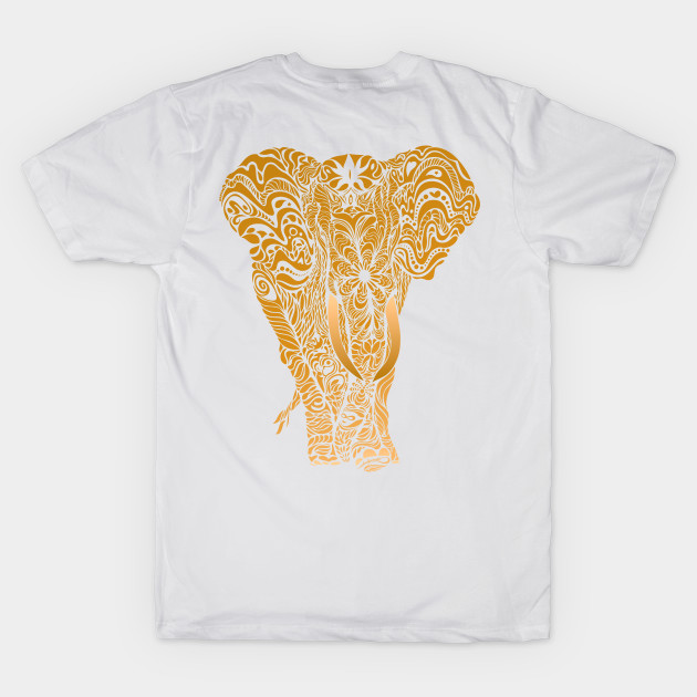 Not a circus golden elephant by #Bizzartino by bizzartino